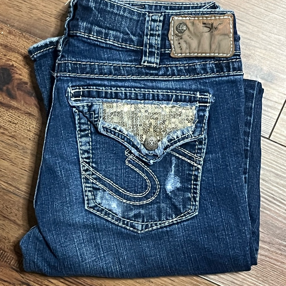Silver Jeans Dark Blue Women's Denim